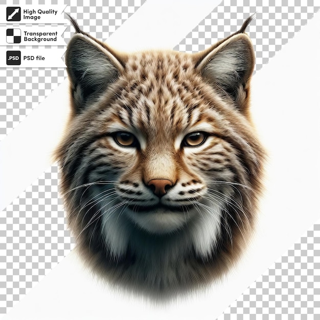 PSD una imagen de un lince que tiene un guepardo en él