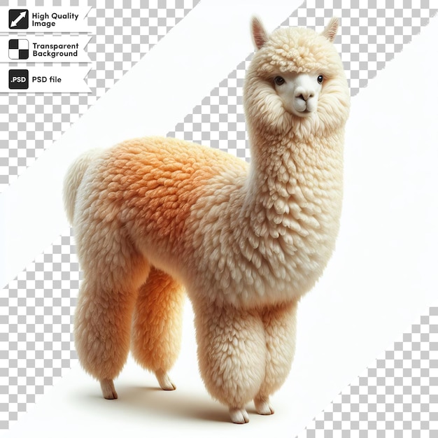 Una imagen de una llama que está etiquetada como alpaca