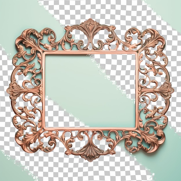 PSD una imagen de un marco con una imagen de un espejo en él