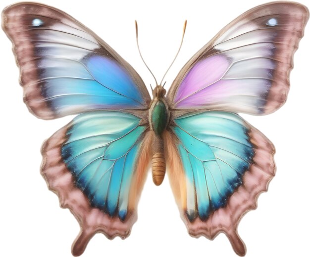 Imagen de mariposa colorida y elegante