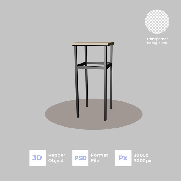 una imagen de una mesa con una mesa pequeña y una mesa pequeña con algunos otros artículos en ella