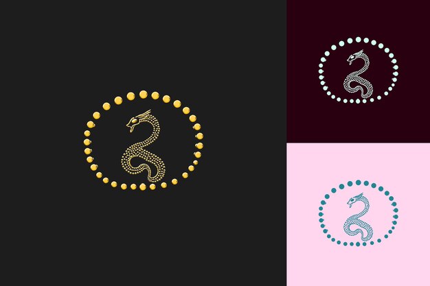 una imagen negra y rosa de una serpiente de oro y una serpientes de oro