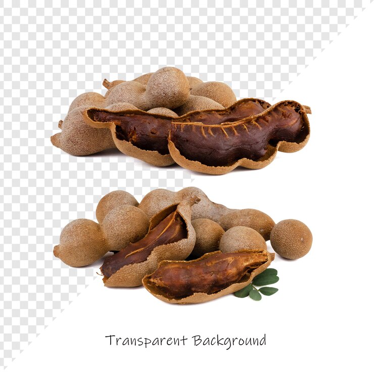 PSD una imagen de nueces y nueces en un fondo blanco