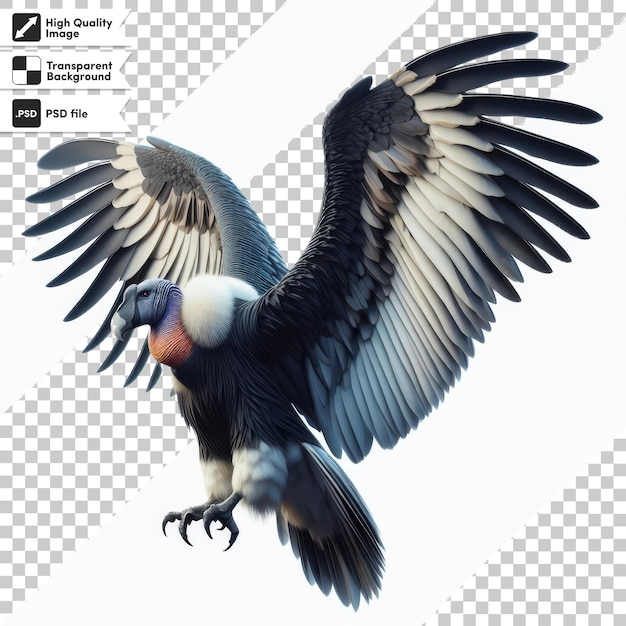 PSD una imagen de un pájaro con una foto de un ave en él