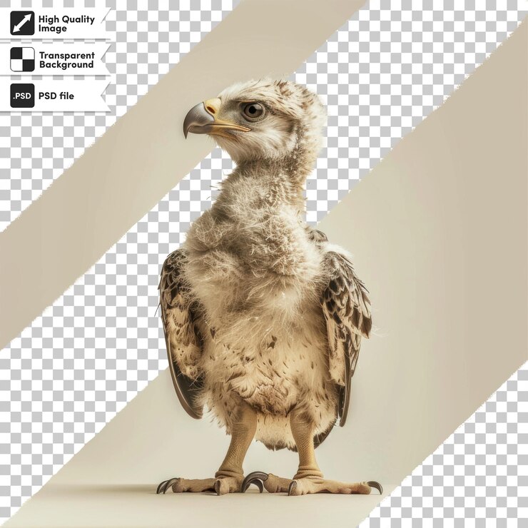 PSD una imagen de un pájaro que es hecha por avestruz
