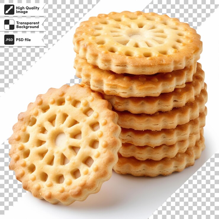 PSD una imagen de un paquete de galletas con las palabras miel en él