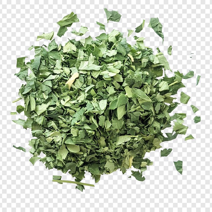 PSD una imagen de un perejil verde con el fondo