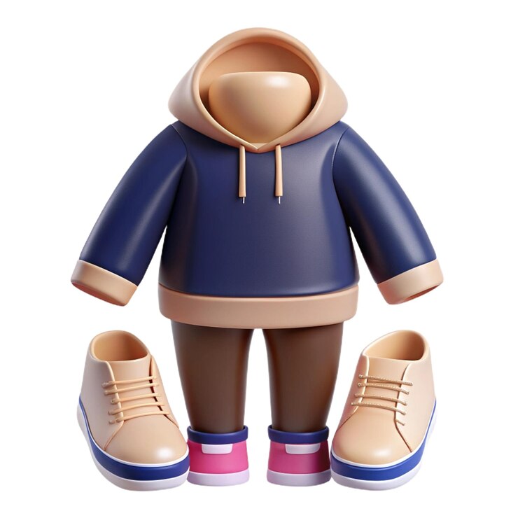 PSD una imagen de una persona en una chaqueta y zapatos