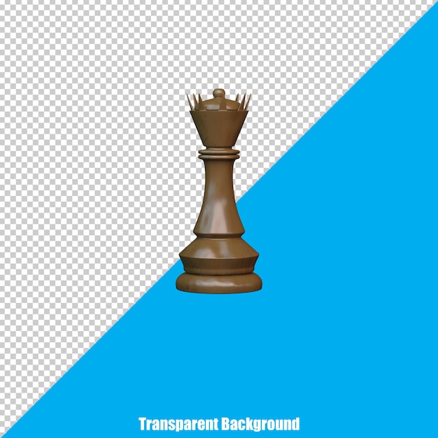 PSD una imagen de una pieza de ajedrez con fondo transparente.