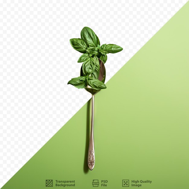 PSD una imagen de una planta con un fondo verde