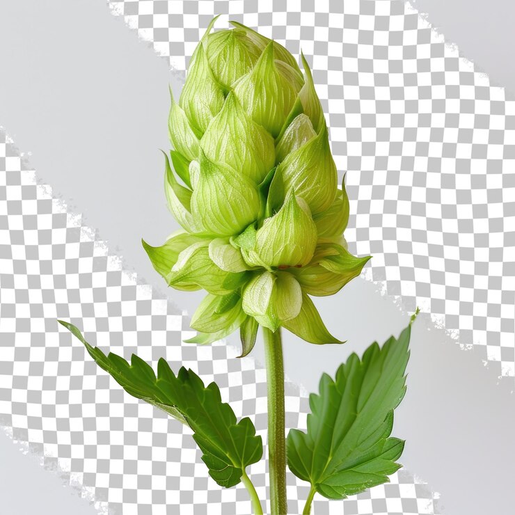 PSD una imagen de una planta con hojas verdes y la palabra brota en ella