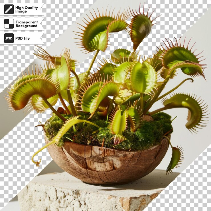 PSD una imagen de una planta con una planta verde en ella