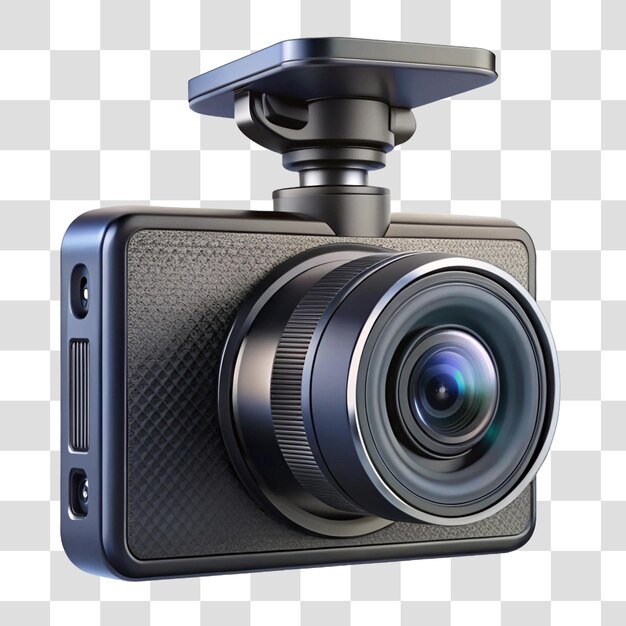 Imagen PNG aislada de productos electrónicos de cámaras de vlog de automóviles sobre un fondo transparente
