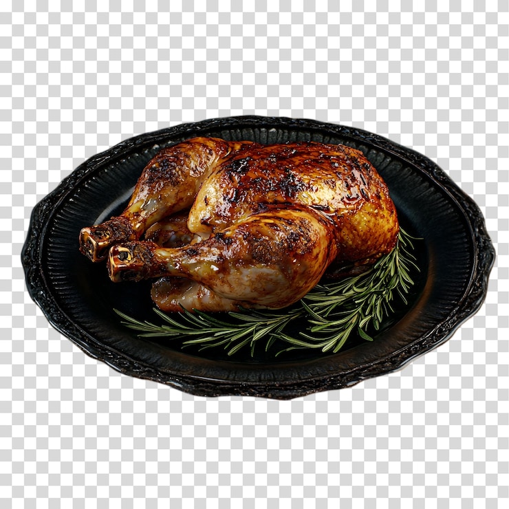 PSD una imagen de un pollo aislado en fondo transparente recorte png