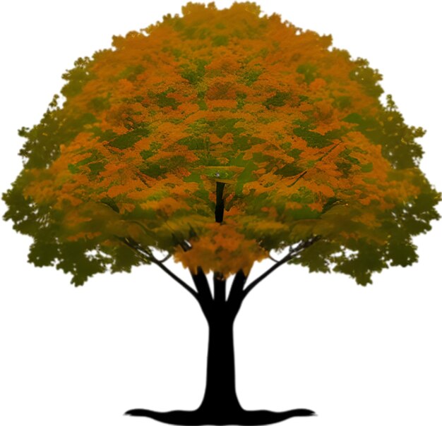 Imagen de primer plano del logotipo del árbol