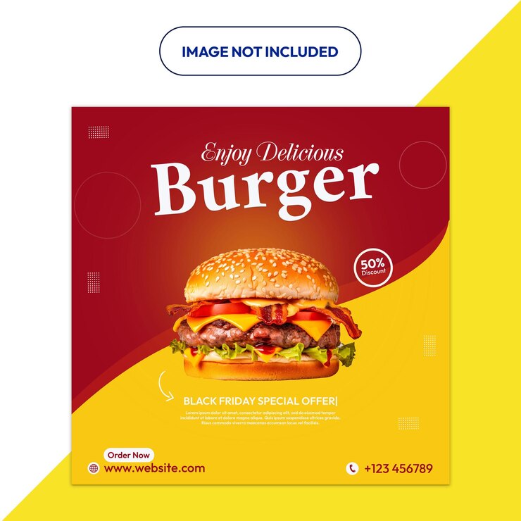 Imagen PSD de una hamburguesa con las palabras abiertas en la parte superior