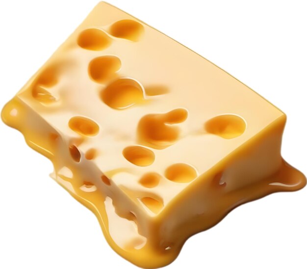 PSD imagen de un queso derretido de aspecto delicioso