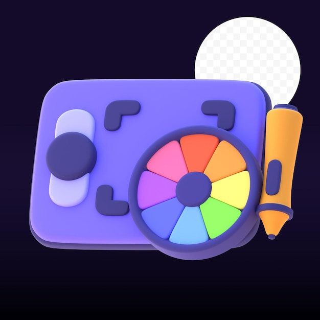 Imagen renderizada 3D de tableta gráfica