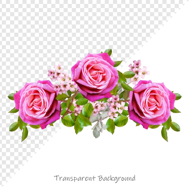una imagen de rosas rosas con las palabras contorno en la parte inferior