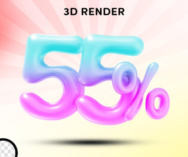 una imagen de un texto 3D azul y rosa que lee 3 3