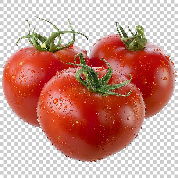 PSD una imagen de tomates con gotas de agua en él