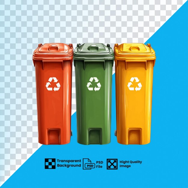 Imagen transparente de la caja de basura de calidad HD