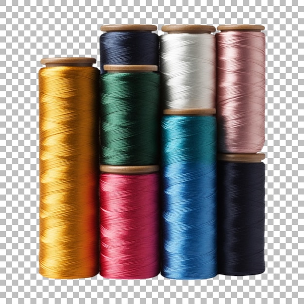 Imagen transparente o PNG de hilo de coser de colores