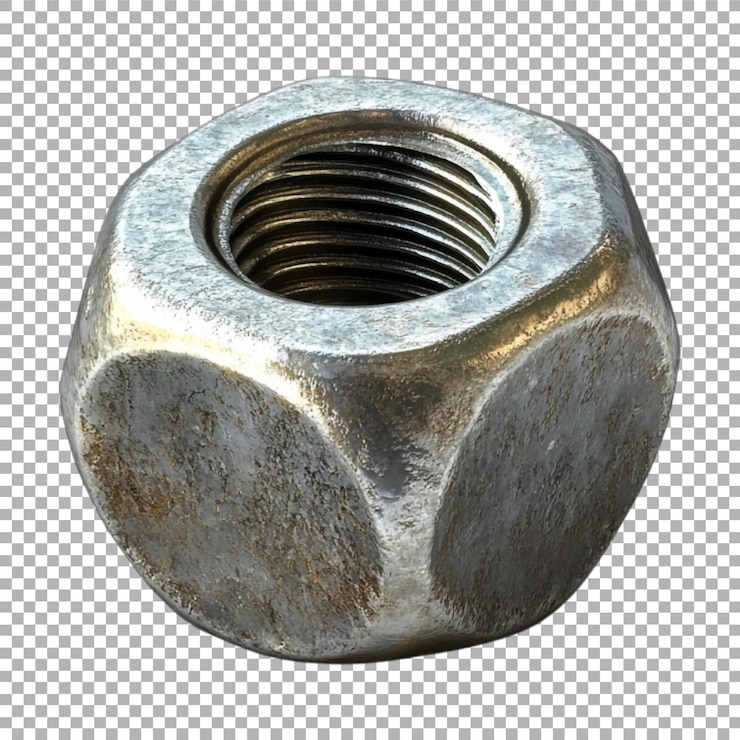 PSD imagen transparente o png de una nuez hexagonal de oro