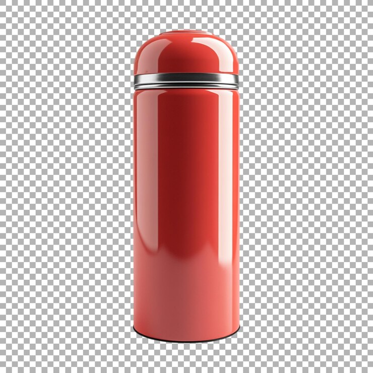 PSD imagen transparente o png de un termo con tapa verde