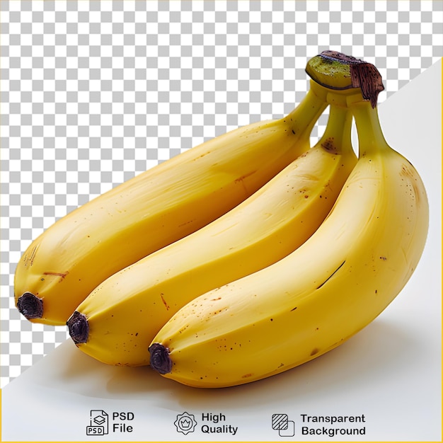 Una imagen de tres plátanos con una imagen png de un plátano en él