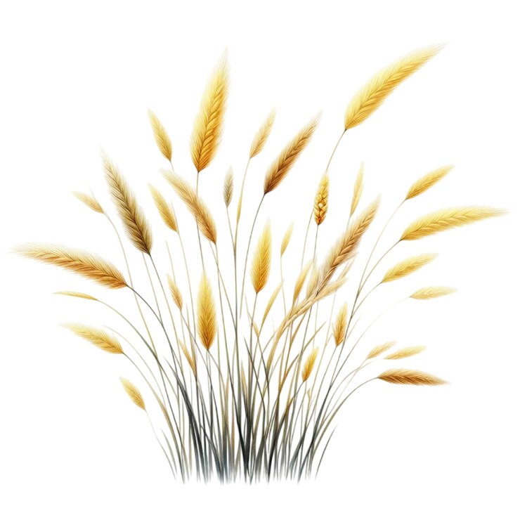 PSD una imagen de un trigo con la palabra trigo en él