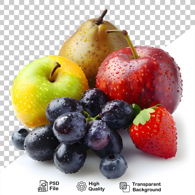 Una imagen de una variedad de frutas, incluido un archivo png