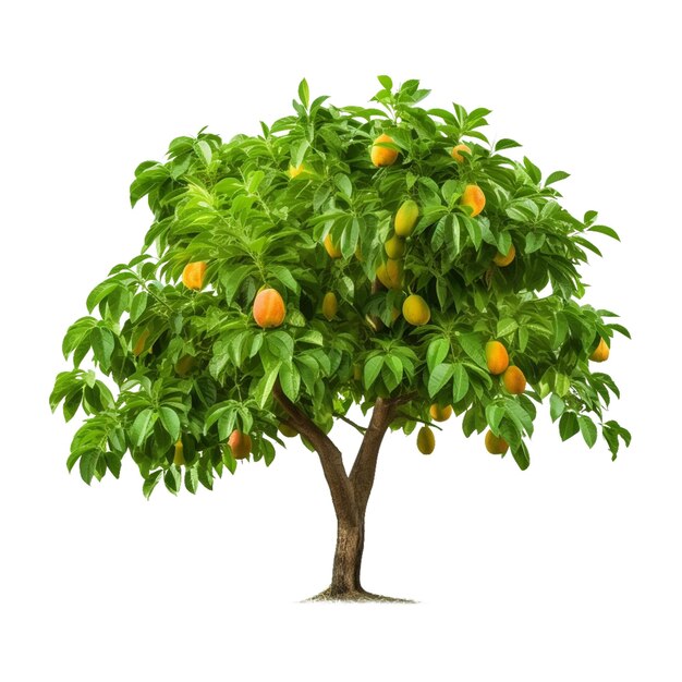 PSD una imagen vectorial de un árbol frutal