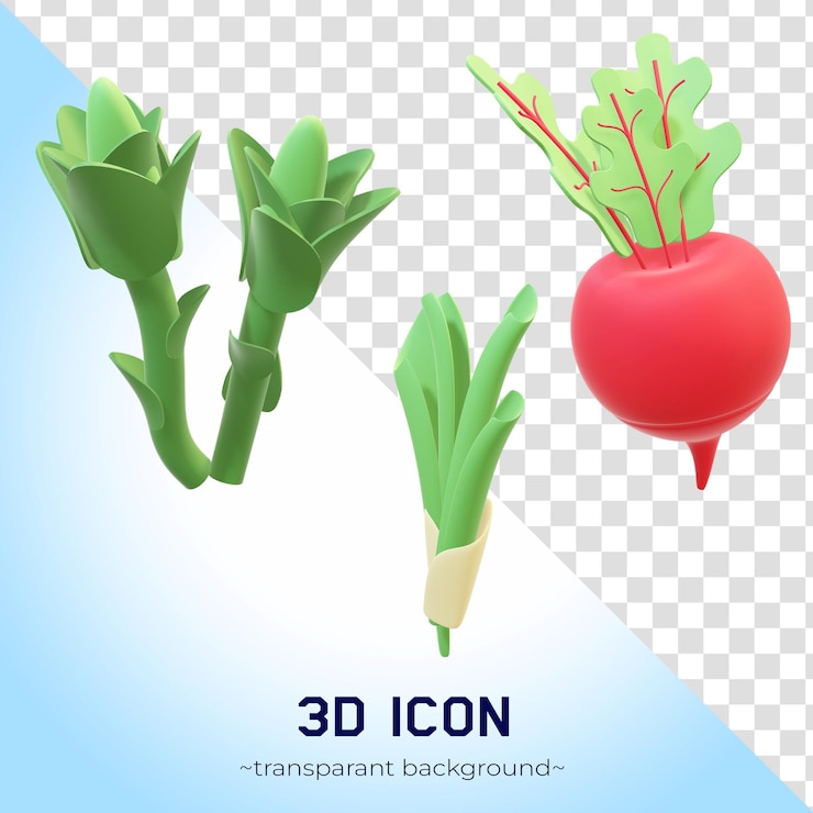 PSD una imagen de un vegetal rojo con un vegetal rojo en él