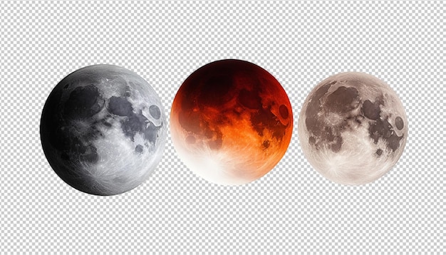 Imágenes de eclipse de luna Eclipse de luna vívido en el espacio profundo png