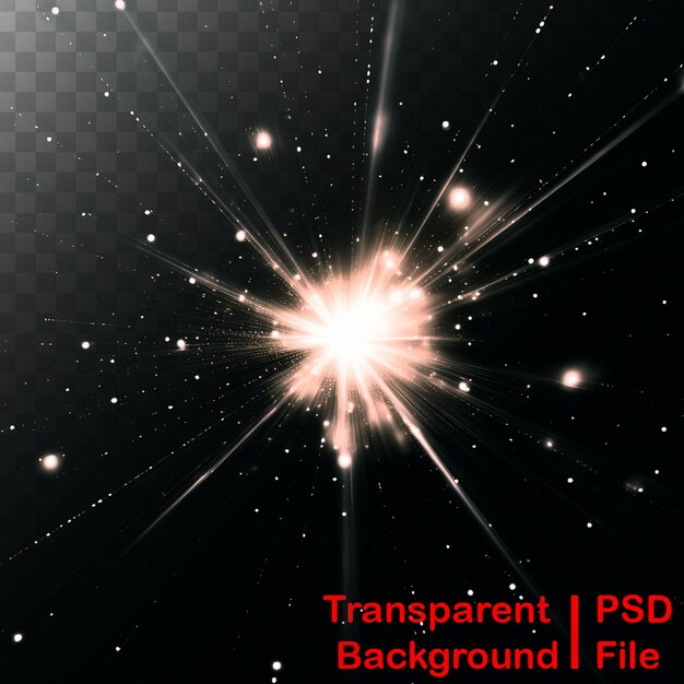 PSD imágenes de luz transparente de calidad hd