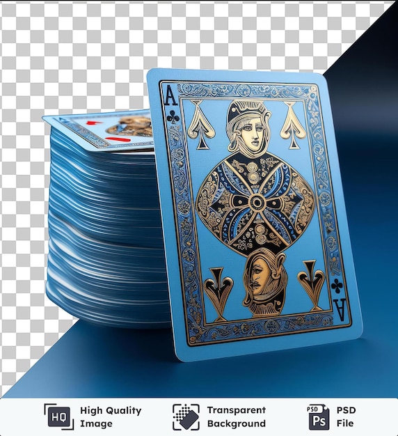 Imagens psd fotográficas realistas de cartas de jogo de magician_s