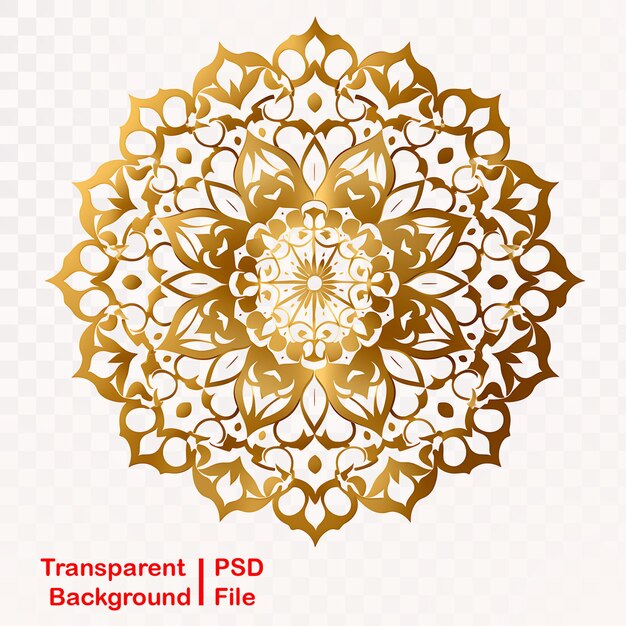 PSD des images de mandala transparentes en haute qualité