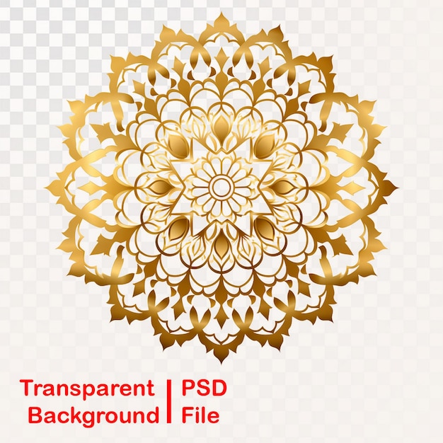 Des images d'ornements de mandala transparents de qualité HD.