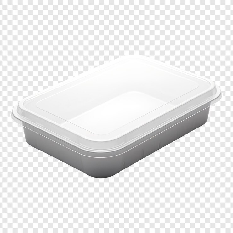 PSD imballaggi in conchiglie di plastica su sfondo trasparente