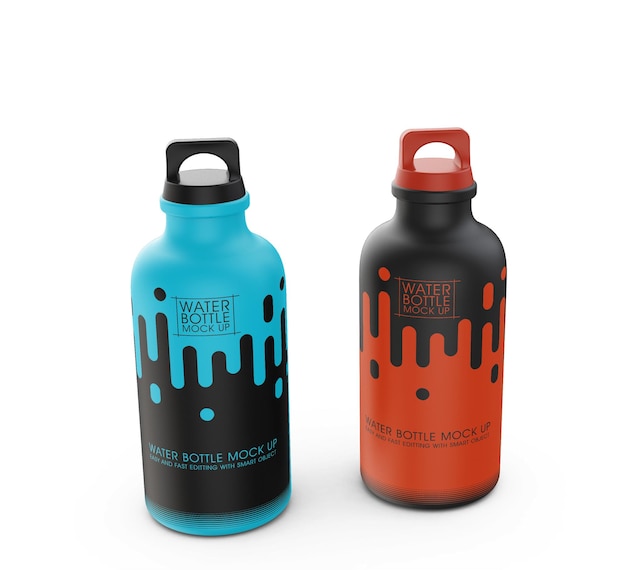 Imitación de una botella de agua