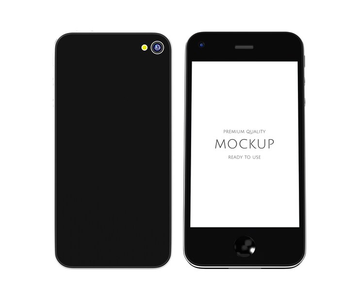 PSD immagine tridimensionale del telefono cellulare