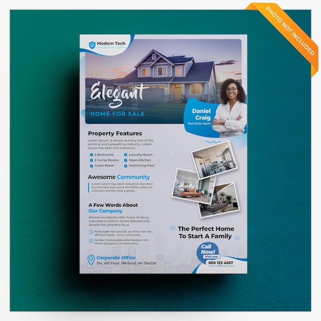 Immobilien-flyer-vorlage