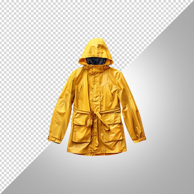 PSD un imperméable jaune