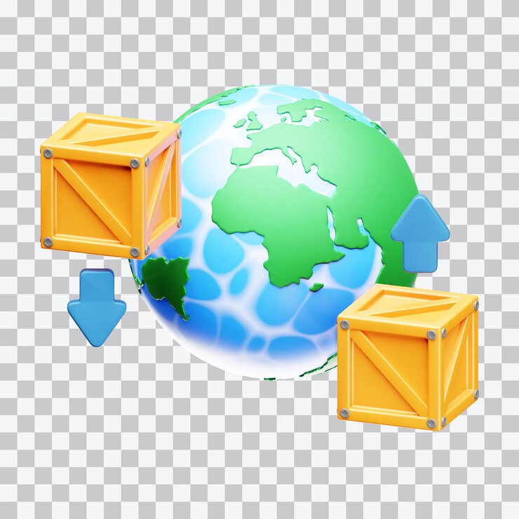 PSD importação de ilustração 3d