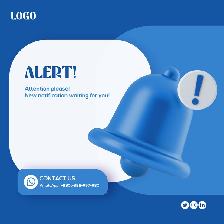 PSD importante publicación de anuncio en redes sociales
