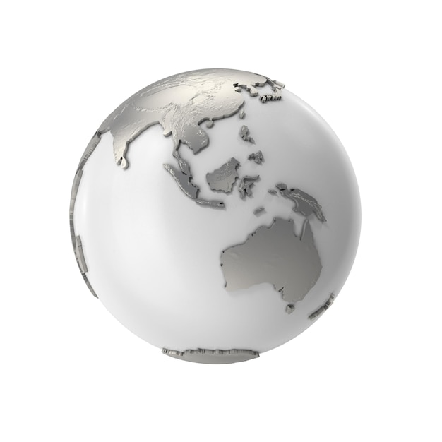 Impresionante globo 3D con detalles realistas Representación perfecta del mapa del mundo Globos 3D de alta calidad