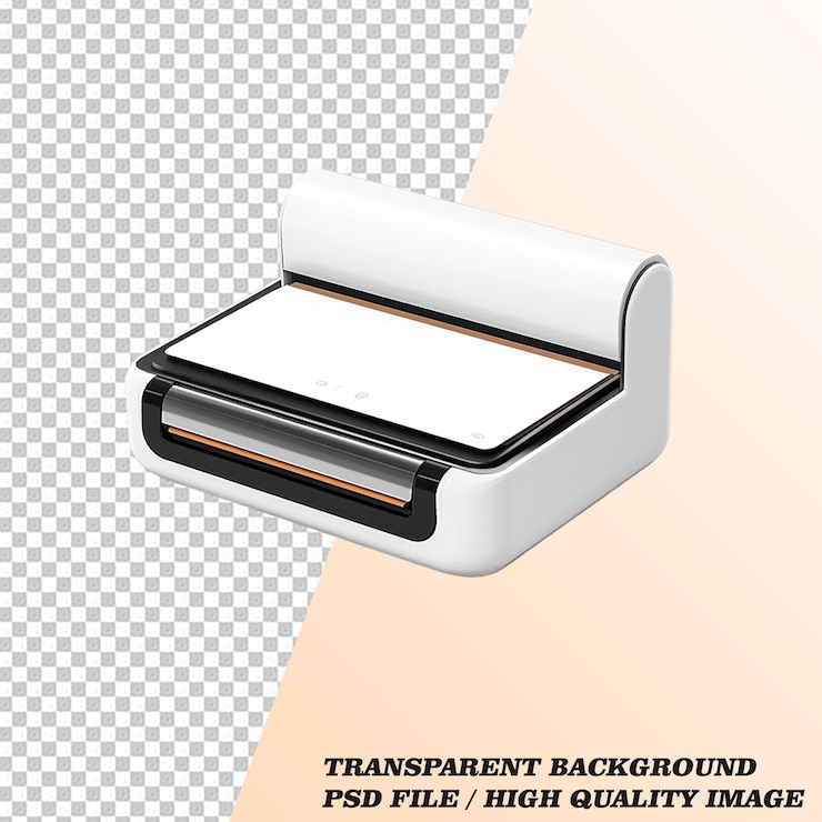 PSD impresora 3d aislada en un archivo psd de fondo transparente
