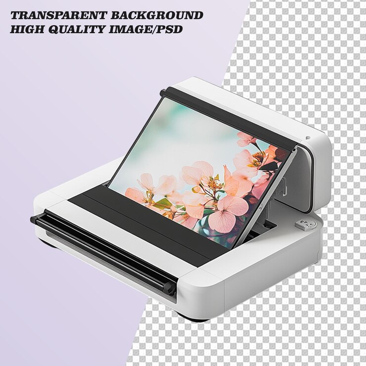 PSD impresora 3d en un fondo transparente