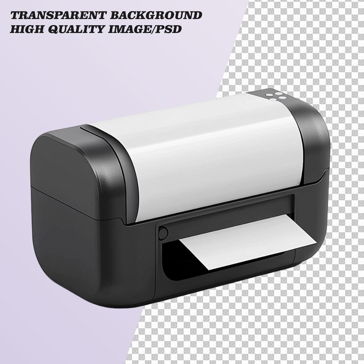 PSD impresora 3d en un fondo transparente